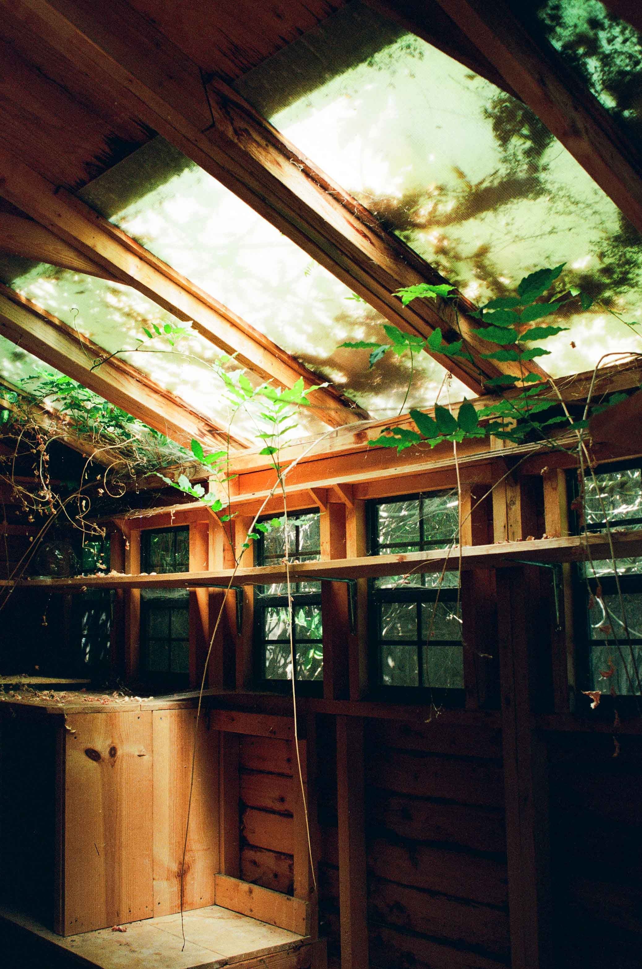 Architecture photograph of a shed in Ojai, California.