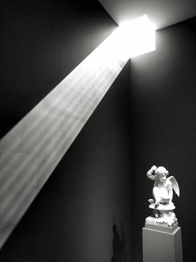 Subject photograph made at The Getty in Malibu, California.